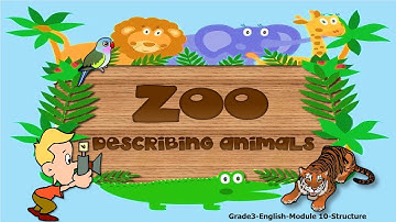 Grade 3   English   Module 10   Structure