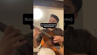 Succession (Netflix) Title Track on Guitar