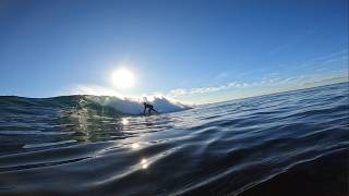 SURFING GLASSY WAVES ON A REMOTE OUTER REEF (RAW POV)