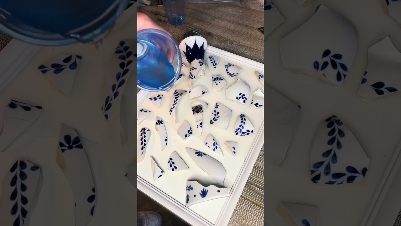 Clase Azul Tequila Broken Bottle Art 