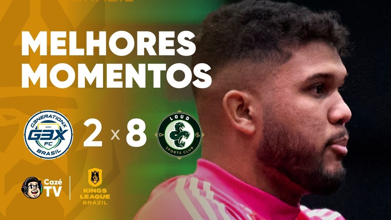 MELHORES MOMENTOS: G3X 2 X 8 LOUD | KINGS LEAGUE BRASIL | 2ª RODADA DA KINGS CUP