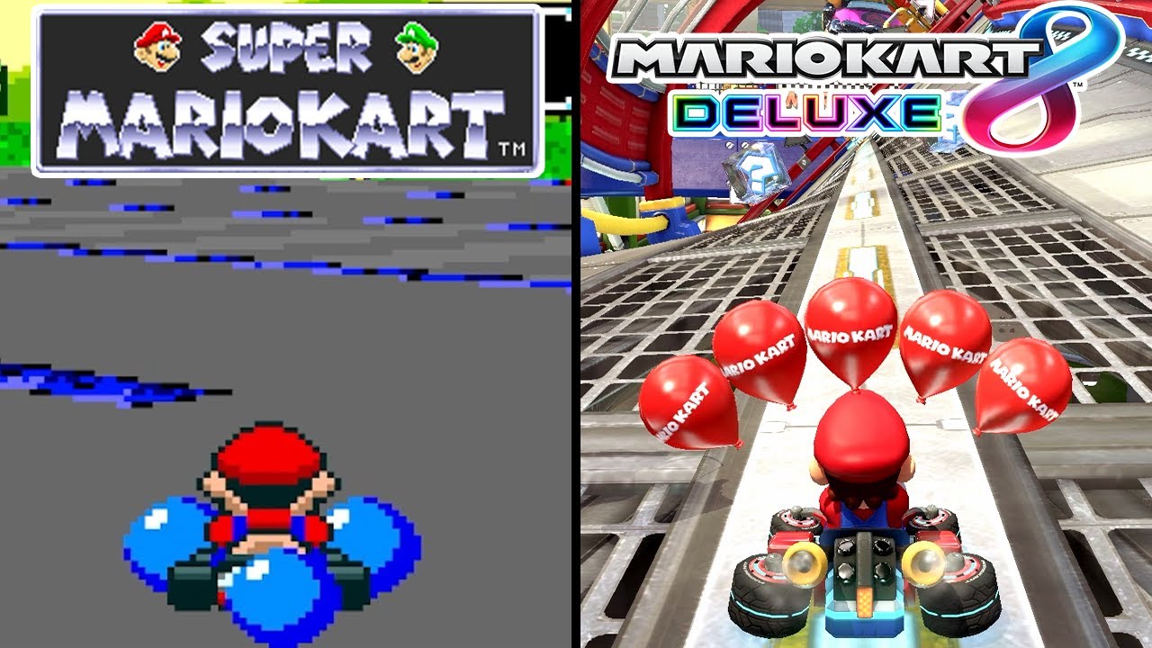 Evolution of Balloon Battle in Mario Kart Series (1992-2022)