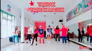 DJ TABRAK TABRAK MASUK ( OKE GAS 2) // LINE DANCE // CHOREO BY DENKA NDOLU (INA)// NOV 2023 //