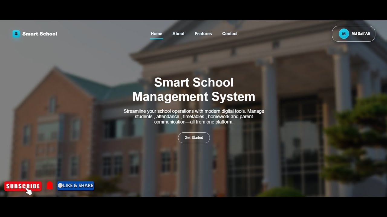 School Management System | Using Python + Flask 