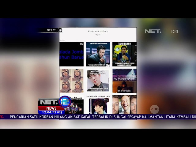 Tanda Tagar Selamat Tahun Baru Menjadi Trending Topic - NET 12 class=