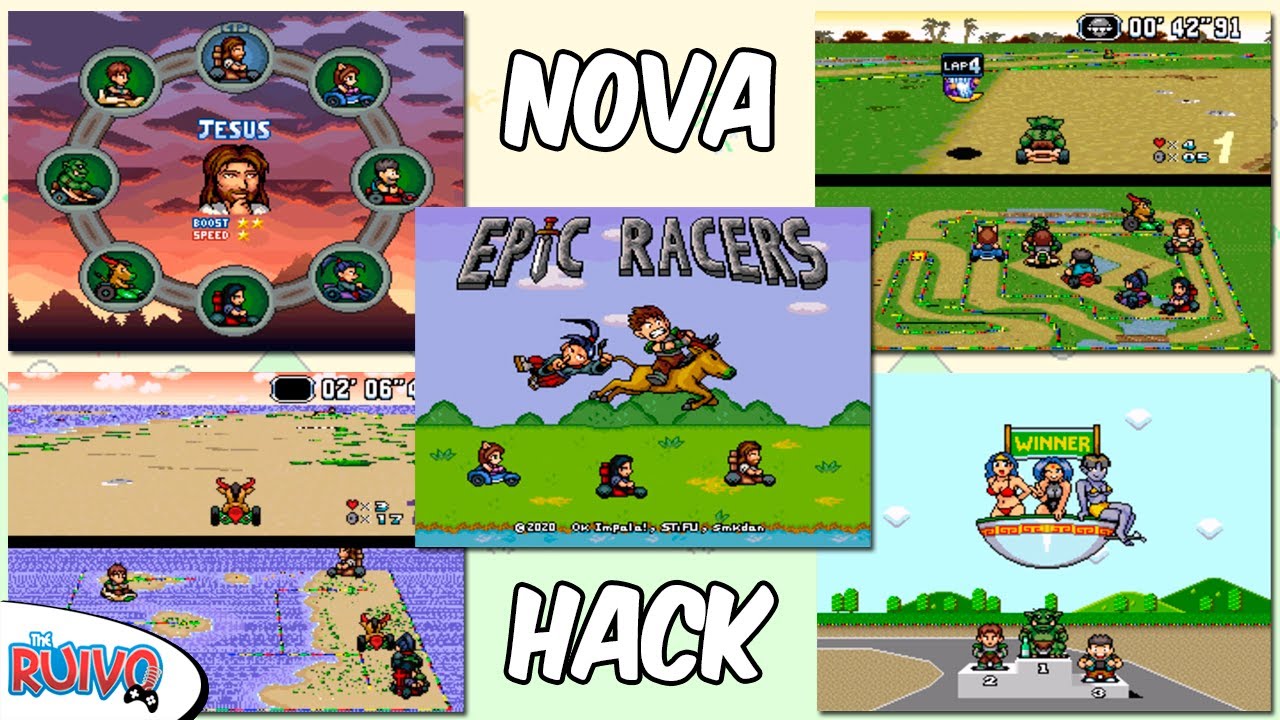 Epic Racers Snes Epic Racers (Super Mario Kart) no Super Nintendo - YouTube