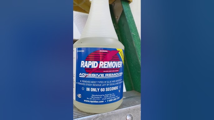 Rapid Remover  How to remove adhesive, How to remove glue, Remove sticky  residue