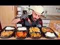 موكبانغ وتجربة اكلات يابانية متنوعة من مطعم ياباني ٥ نجوم Japanese Food Review Mukbang 