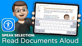 How to Activate and Use Speak Selection on iPad