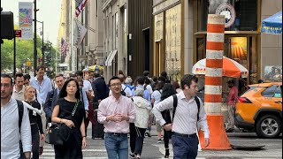 NYC LIVE Walk: Midtown to Lower Manhattan on  Hot Spring May 8th, 2024