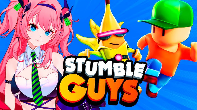 Jogando STUMBLE GUYS pela PRIMEIRA VEZ!! 