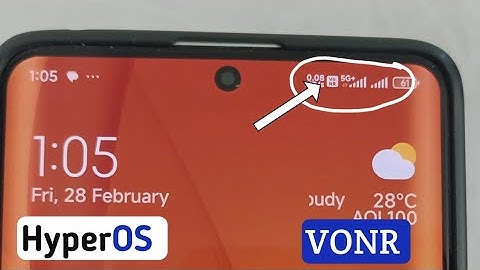 How to enable VONR Network in Redmi/xioami/poco smartphone | HyperOS VONR settings