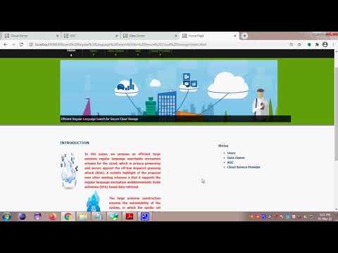 Efficient Regular Language Search for Secure Cloud Storage