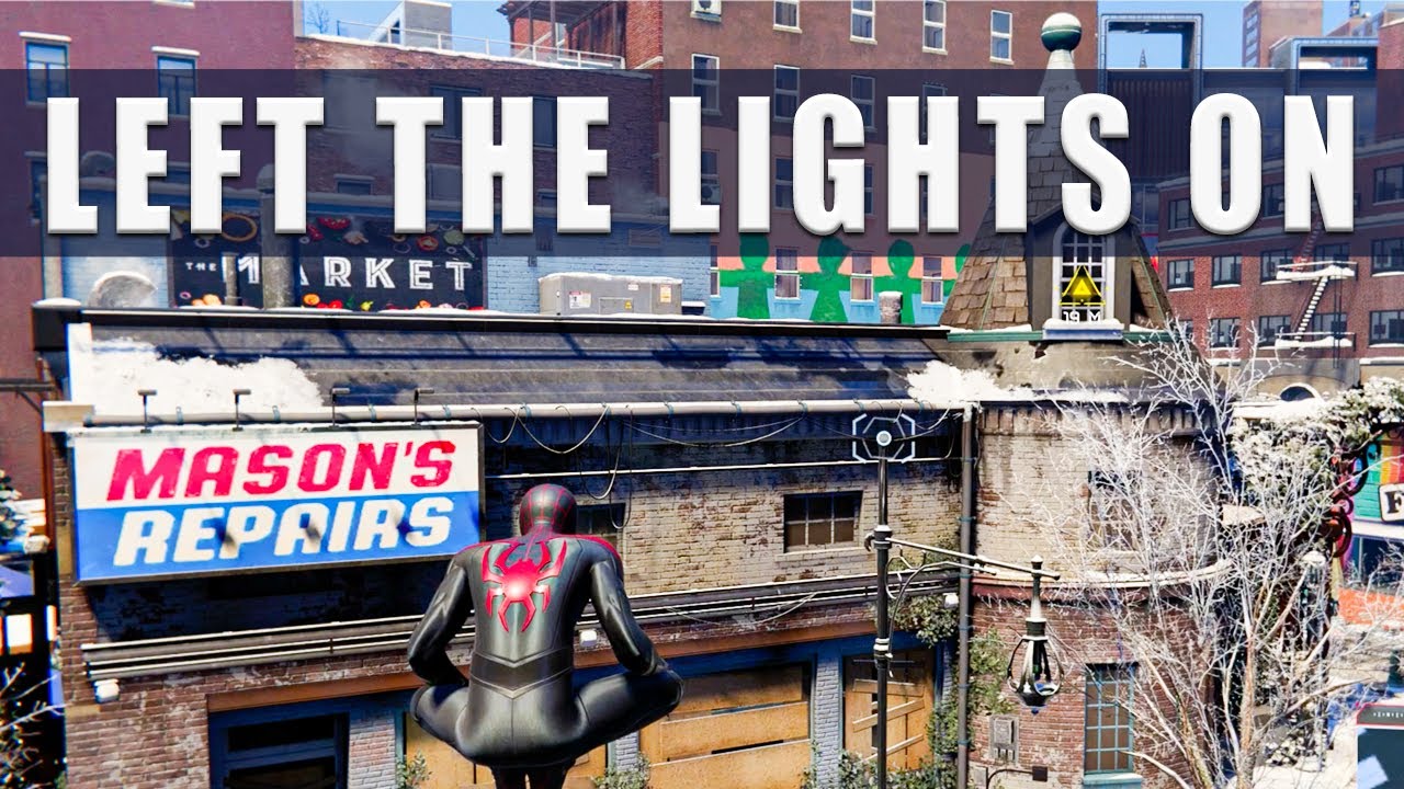 Spider Man Miles Morales Someone Left the Lights On