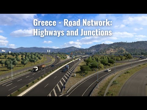 Greece - Road Network: Highways & Junctions