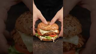 CRISPY CHICKEN BAGEL FROM DOUGH ??