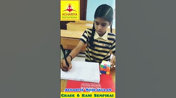 Ambidexterity Activity | Parallel processing | Achariya World Class Education - #school #education