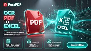 OCR PDF to Excel online free with table recognition #pdftools #pdfconvertor #pdftoexcel