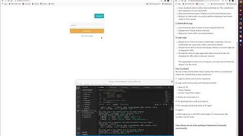 CMPE-273 NodeJS Assignment (Sep 10 deadline) ScreenRecording
