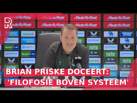 PRISKE geeft MINI-COLLEGE in aanloop naar PEC-FEYENOORD: 'FILOSOFIE boven SYSTEEM'