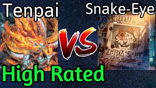 Tenpai Dragon Vs SnakeEye High Rated DB YuGiOh!