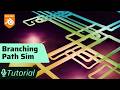 Branching Paths with Blender Simulation Zones
