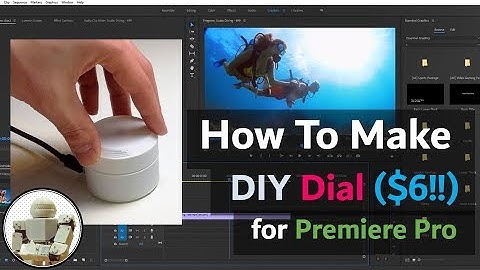 Premiere Pro Control Dial DIY |  Video Edit Wheel | Arduino Leonardo Project | How to make