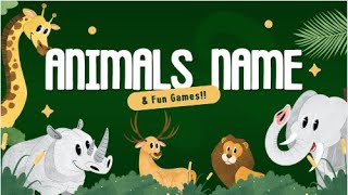 ✨15 Animals Name + Matching Game + Fun Quiz! 🦁 Can You Get Them All Right? | Study Time! screenshot 4