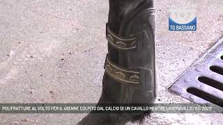 Polifratture Al Volto Per Il 40Enne Colpito Dal Calcio Di Un Cavallo Mentre Lavorava 21032026
