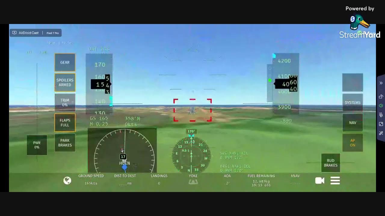 Infinite Flight Game Live Stream from Lusaka to Entebbe Part 2