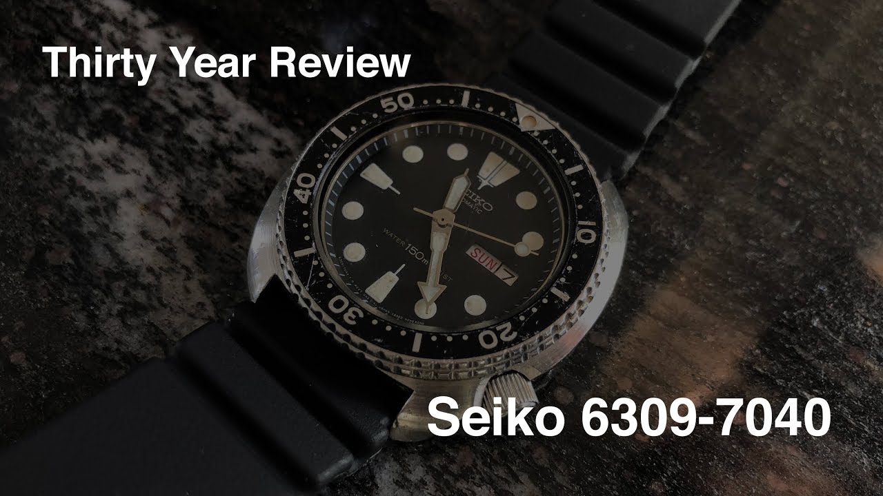 Seiko 6309 Turtle - Thirty Year Torture Test - How Did It Hold Up? - YouTube