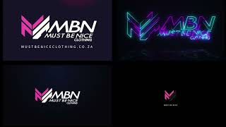 Must Be Nice Cloting Motion Graphics Logo Reveal Graphic Opener