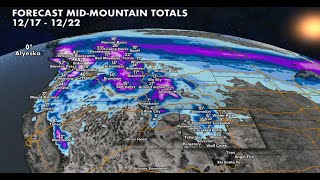 Mountain Snow Forecast For The Third Weekend Of December