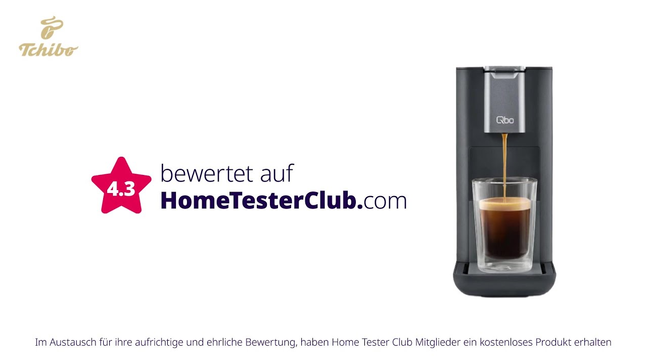 Tchibo QBO Essential Coffee Machine by Home Tester Club Switzerland ...