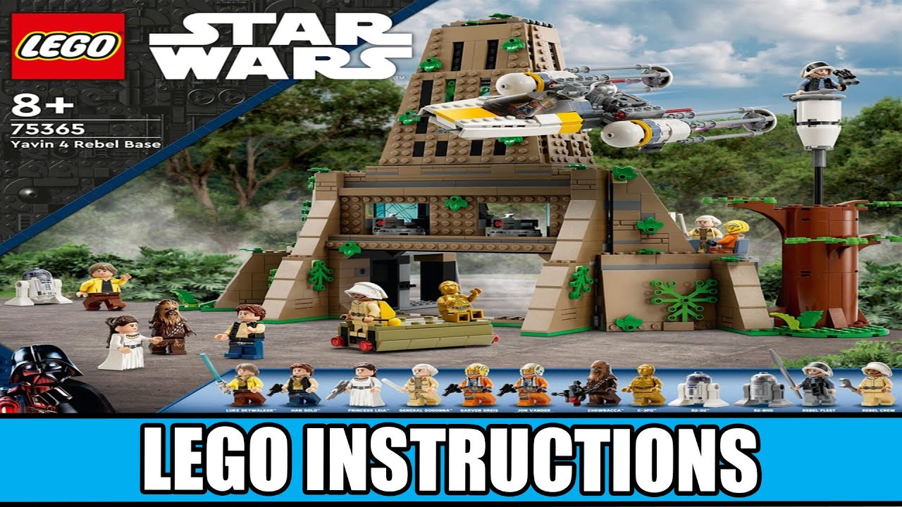 LEGO Instructions | Star Wars | 75365 | Yavin 4 Rebel Base (All