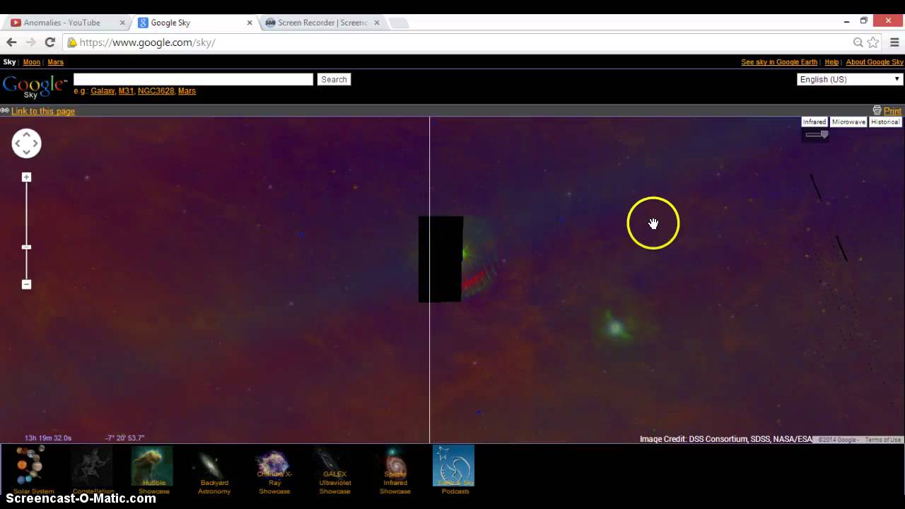 Creepy google sky anomalies 2014