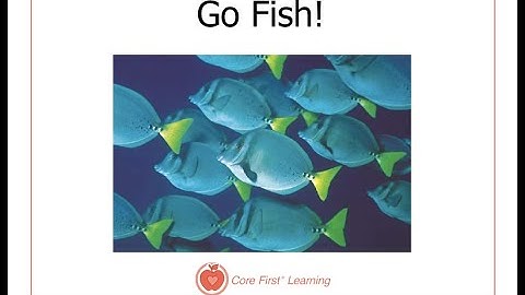 Go Fish! - Boardmaker Core First Learning Curriculum