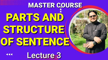 Parts of Sentence | Structure of Sentence| Lecture 3 by Karim khan