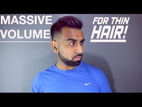 How To Get MASSIVE Volume in THIN Hair!