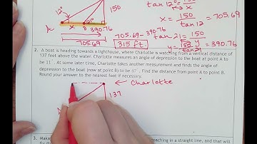 11.6- Trig Word Problems (Level 2)
