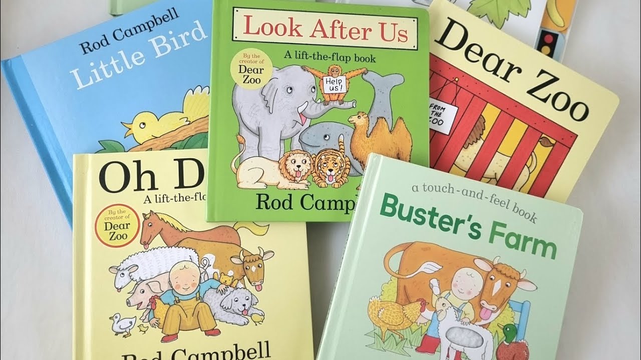 Rod Campbell Lift the flap, touch and feel board book