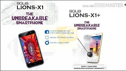 Latest launched Smartphone- Intex Aqua Lions X1+ & X1