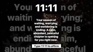 ✨Type 11:11 To Affirm✨#shorts