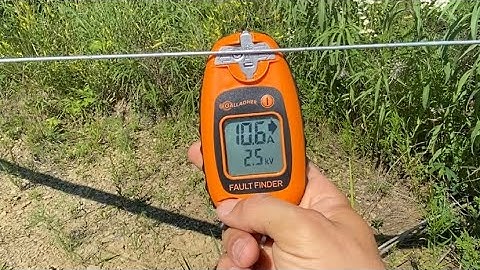 How to use a electric fence fault finder￼￼