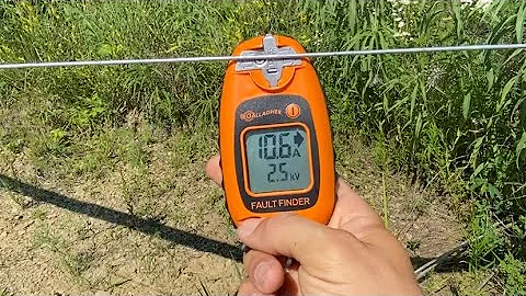 How to use a electric fence fault finder￼￼