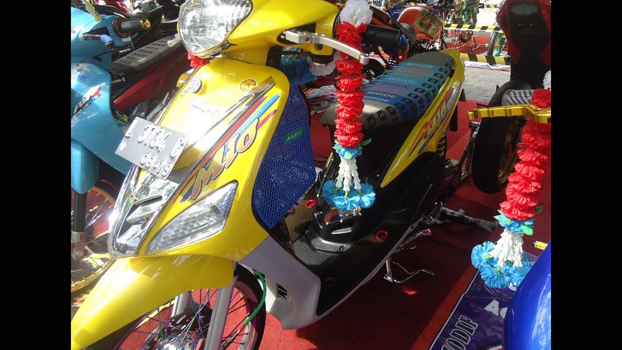 Inspirasi Modifikasi Mio Thailook Street Racing Mothai By