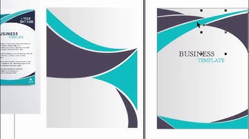 Brochure Design with Coreldraw 11 tutorial in urdu part 2