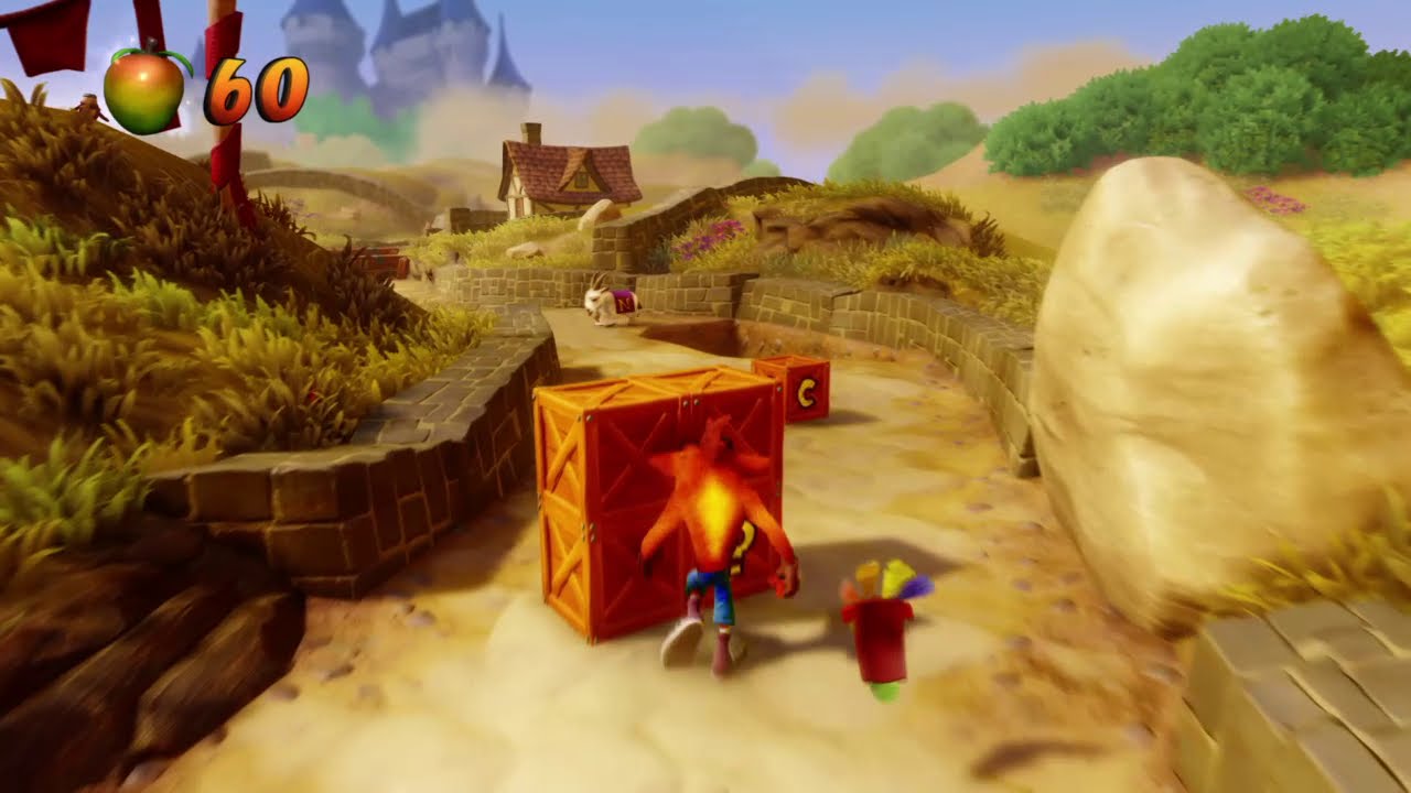 Crash Bandicoot 3 Warped Walkthrough Toad Village YouTube