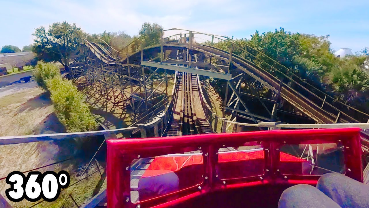 Coastersaurus (LEGOLAND Florida) VR ONRIDE 360° wooden roller