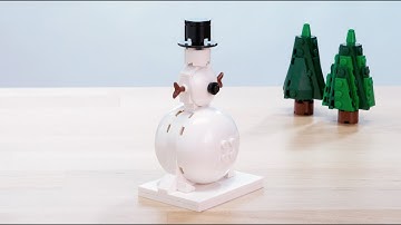 How to Build a Snowman - LEGO Creator - DIY Holiday Building Tips